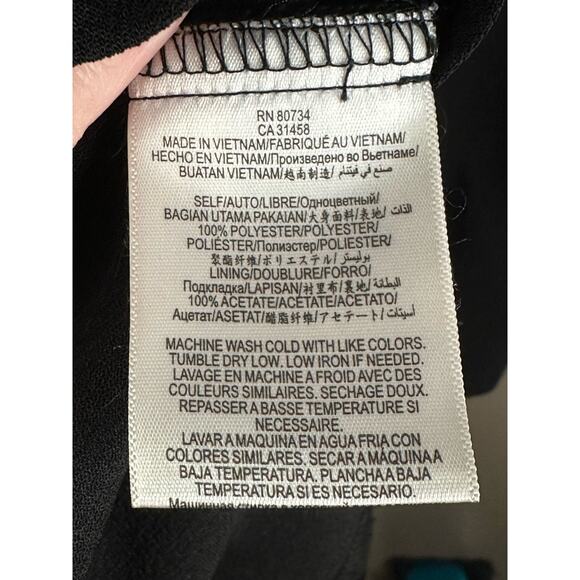 NWT BCBGeneration Black Sleeveless Halter Top Fit Flare Short Mini Dress Size 0 - Picture 6 of 9